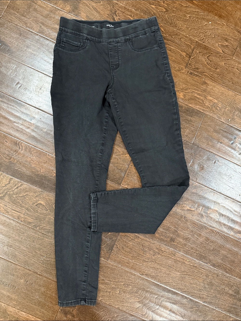 🥳 7/$10!! Women's Nine West Black Stretch Skinny Jeans